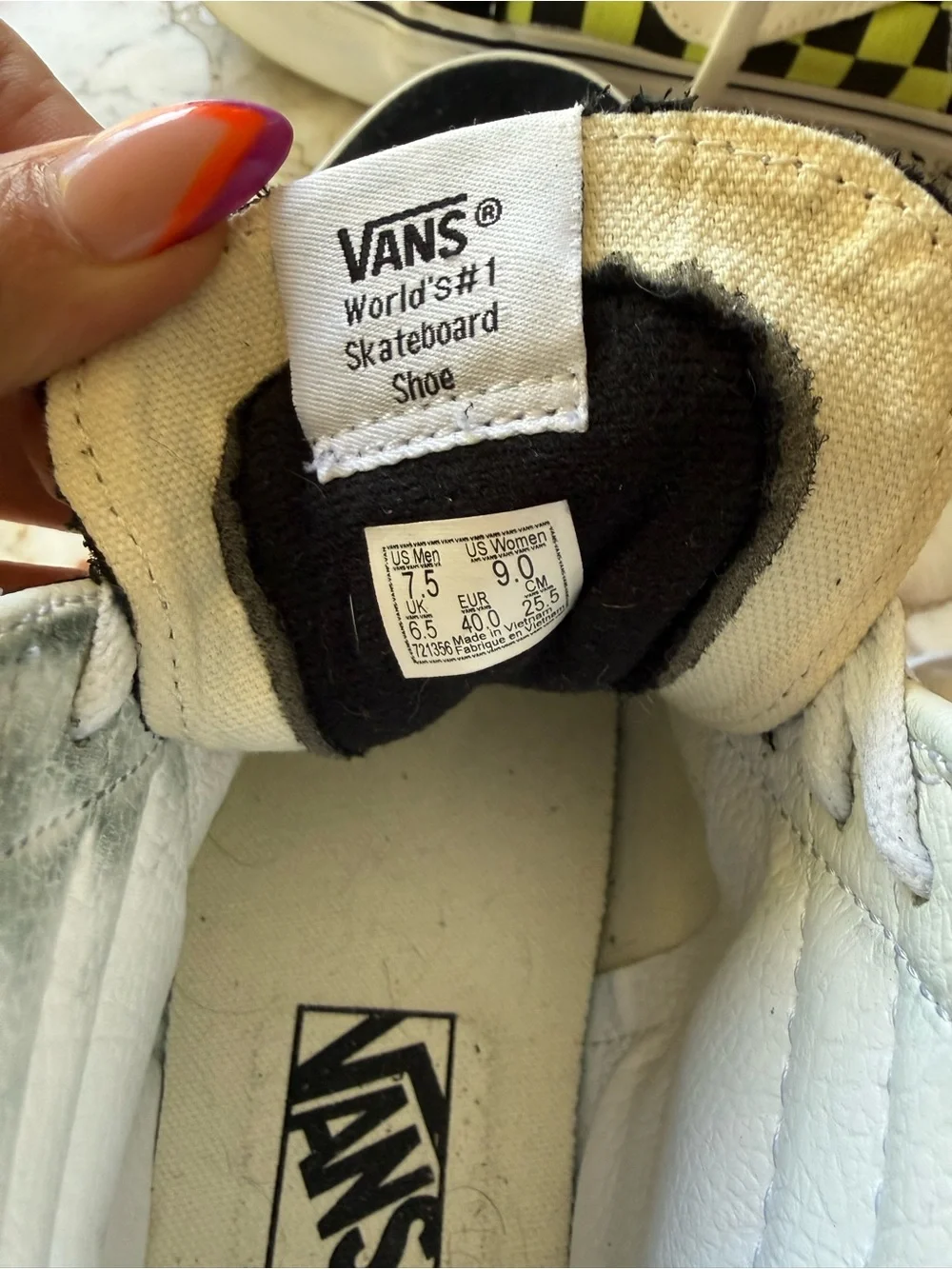 Vans Sk8-Hi BMX Checkerboard Sneakers